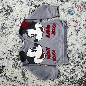 Zara Mickey Mouse Minnie Mouse Sweatshirt
